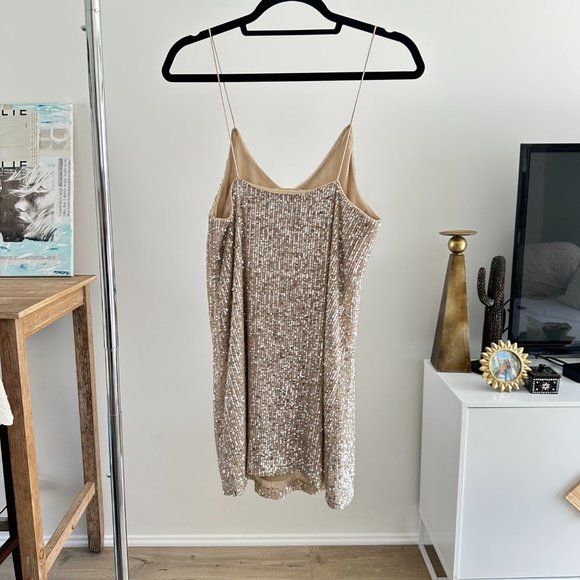 Sequin Mini Dress For Party Bachelorette Festival Coastal Cowgirl - Picture 11 of 13